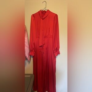 Elegant Red Women's jumpsuit NWOT